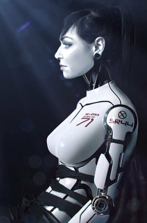 sexy robot girl