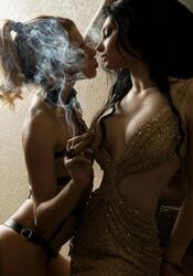 magnificent gal smoking. Photo #6