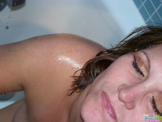 girl taking shower. Photo #1