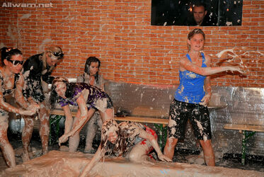 females mud wrestling. Photo #2