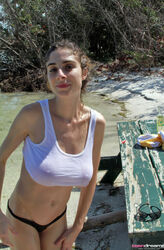 beach teen topless. Photo #4