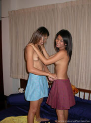 topless asian teens. Photo #3