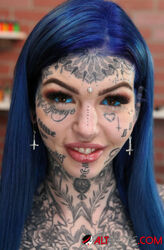 naked girl with tattoos. Photo #6