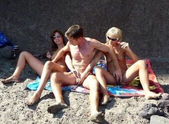 orgy on beach. Photo #3