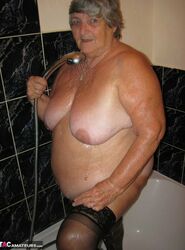 naked woman showering. Photo #3