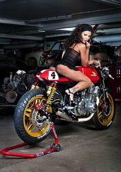 sexy moto girl. Photo #1