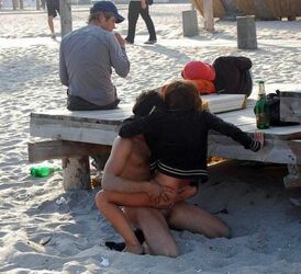 public beach porn. Photo #5